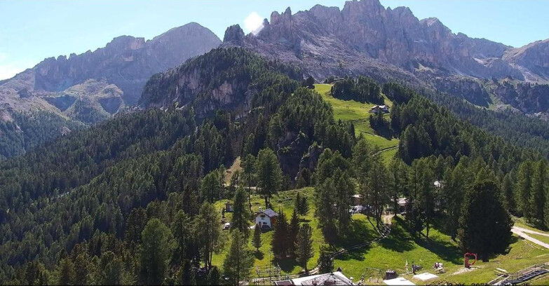 Webcam Vigo di Fassa-Pera-Ciampedìe - Vigo - seggiovia Prà Martin