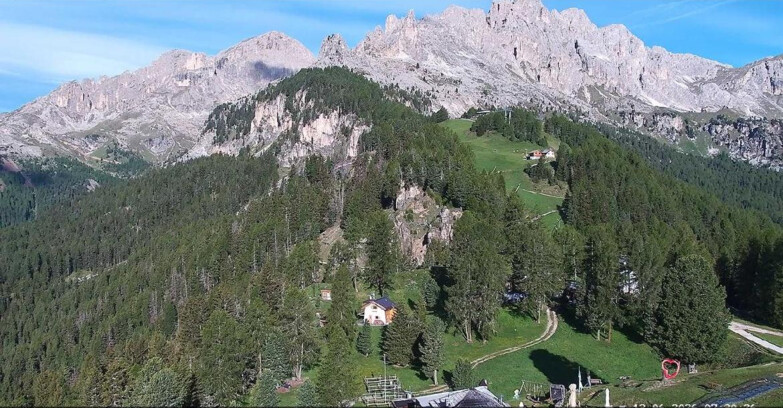 Webcam Vigo di Fassa-Pera-Ciampedìe - Vigo - seggiovia Prà Martin