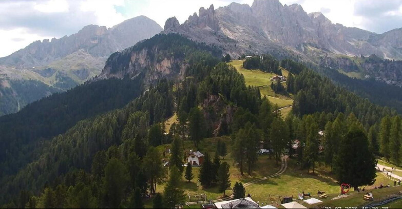 Webcam Vigo di Fassa-Pera-Ciampedìe - Vigo - seggiovia Prà Martin