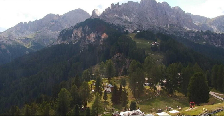 Webcam Vigo di Fassa-Pera-Ciampedìe - Vigo - seggiovia Prà Martin