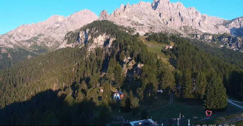 Webcam Vigo di Fassa-Pera-Ciampedìe - Vigo - seggiovia Prà Martin