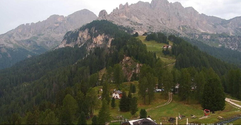 Webcam Vigo di Fassa-Pera-Ciampedie - Vigo - seggiovia Prà Martin 