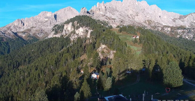 Webcam Vigo di Fassa-Pera-Ciampedìe - Vigo - seggiovia Prà Martin