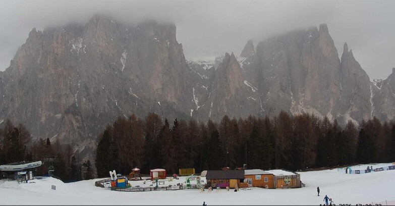 Webcam Vigo di Fassa-Pera-Ciampedìe - Vigo - dirupi di Larsech