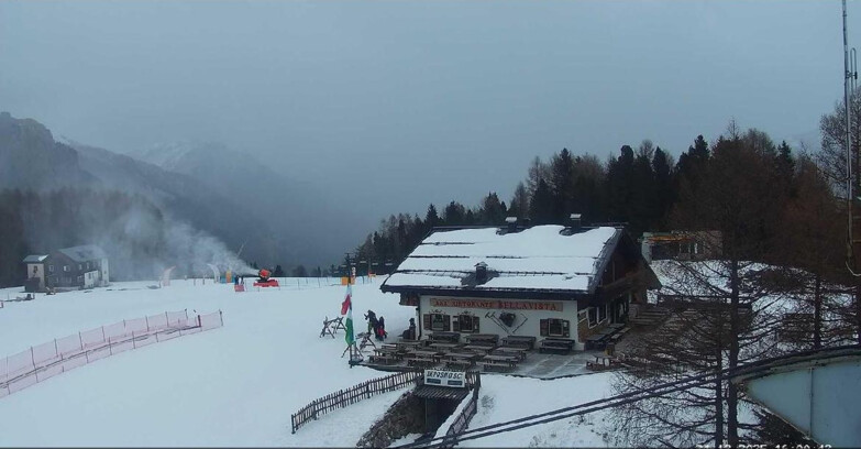 Webcam Vigo di Fassa-Pera-Ciampedìe - Vigo - verso Sassolungo e Pordoi