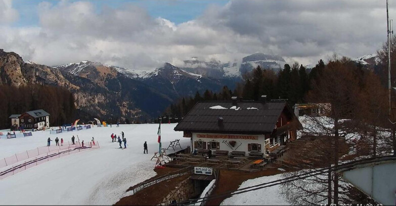 Webcam Vigo di Fassa-Pera-Ciampedìe - Vigo - verso Sassolungo e Pordoi
