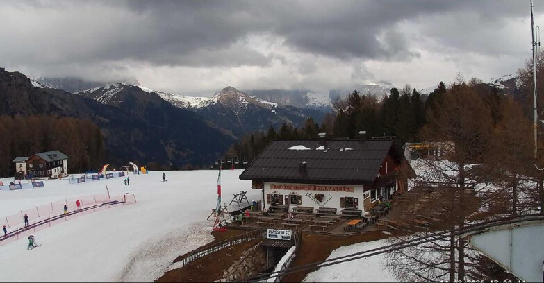 Webcam Vigo di Fassa-Pera-Ciampedìe - Vigo - verso Sassolungo e Pordoi