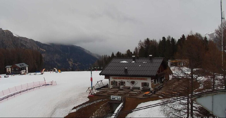 Webcam Vigo di Fassa-Pera-Ciampedìe - Vigo - verso Sassolungo e Pordoi