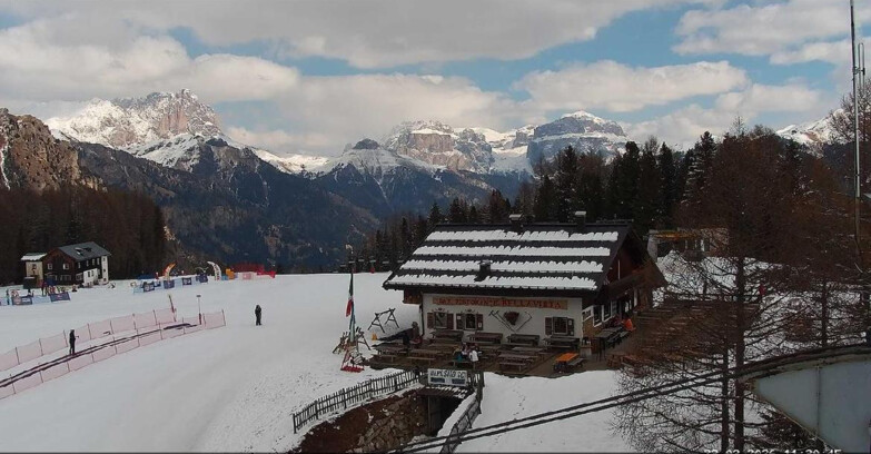 Webcam Vigo di Fassa-Pera-Ciampedìe - Vigo - verso Sassolungo e Pordoi