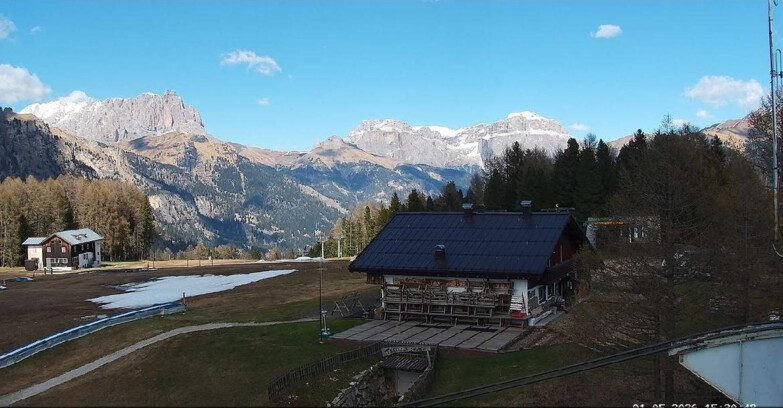 Webcam Vigo di Fassa-Pera-Ciampedìe - Vigo - verso Sassolungo e Pordoi