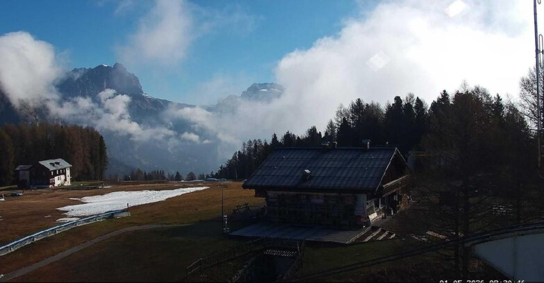 Webcam Vigo di Fassa-Pera-Ciampedìe - Vigo - verso Sassolungo e Pordoi