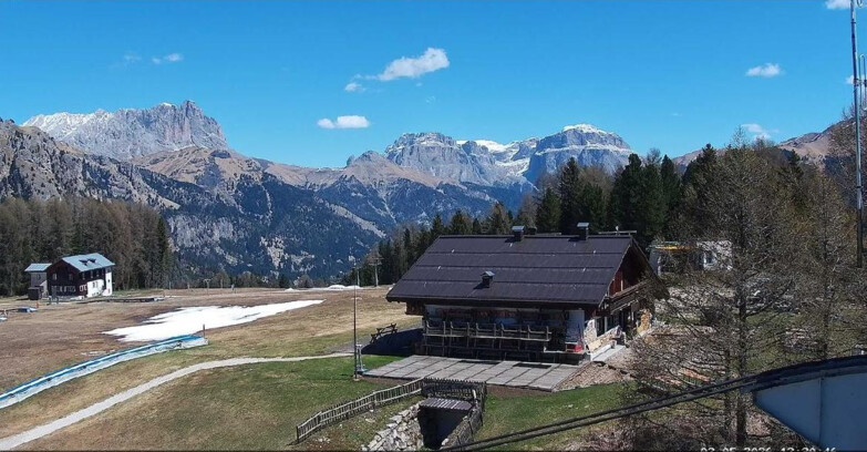 Webcam Vigo di Fassa-Pera-Ciampedìe - Vigo - verso Sassolungo e Pordoi