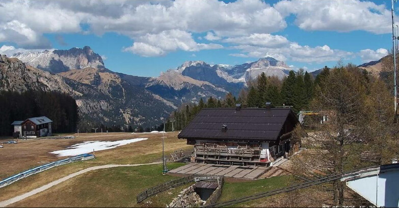 Webcam Vigo di Fassa-Pera-Ciampedìe - Vigo - verso Sassolungo e Pordoi
