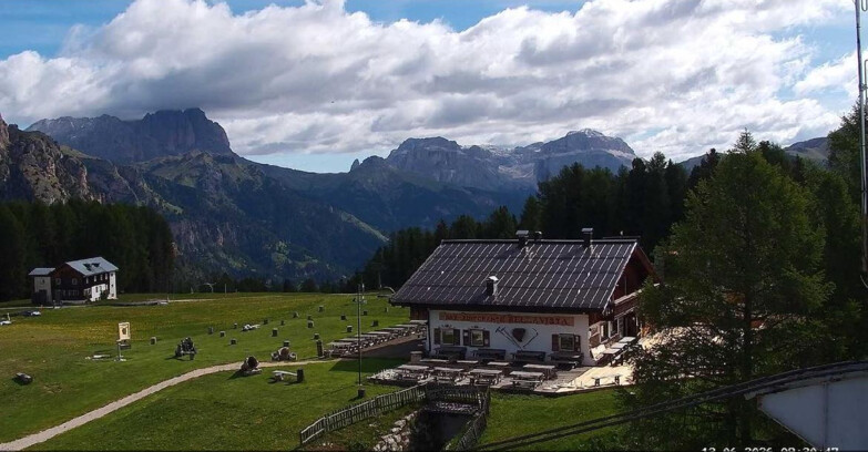Webcam Vigo di Fassa-Pera-Ciampedìe - Vigo - verso Sassolungo e Pordoi