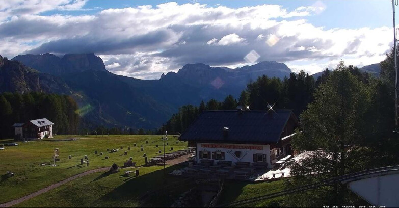 Webcam Vigo di Fassa-Pera-Ciampedìe - Vigo - verso Sassolungo e Pordoi