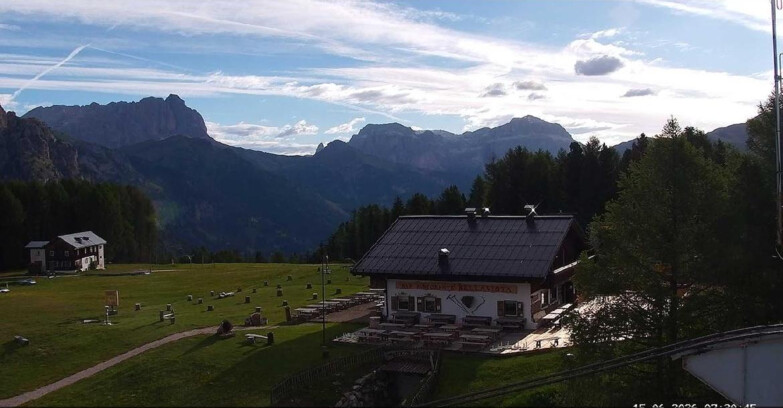 Webcam Vigo di Fassa-Pera-Ciampedìe - Vigo - verso Sassolungo e Pordoi
