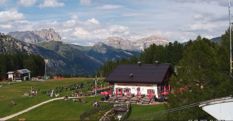 Webcam Vigo di Fassa-Pera-Ciampedìe - Vigo - Sassolungo und Pordoi