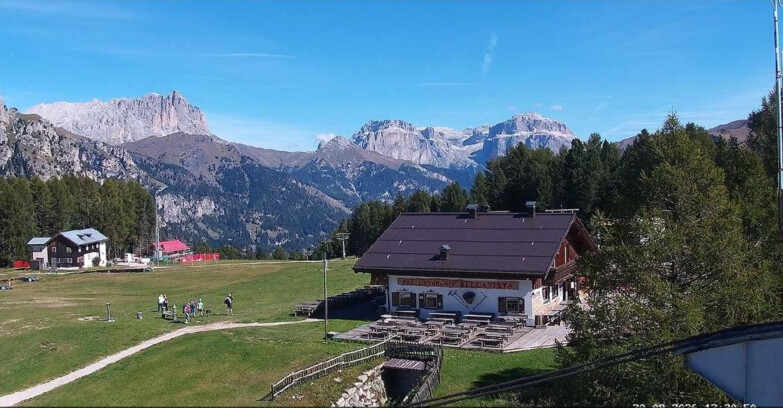 Webcam Vigo di Fassa-Pera-Ciampedìe - Vigo - verso Sassolungo e Pordoi