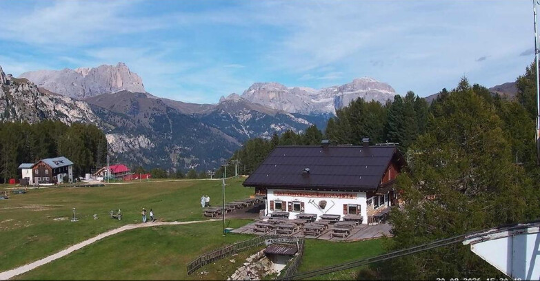 Webcam Vigo di Fassa-Pera-Ciampedìe - Vigo - verso Sassolungo e Pordoi