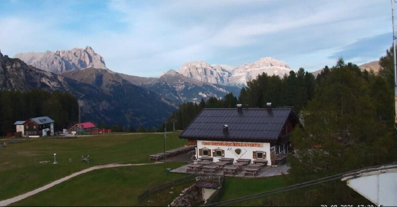 Webcam Vigo di Fassa-Pera-Ciampedìe - Vigo - verso Sassolungo e Pordoi