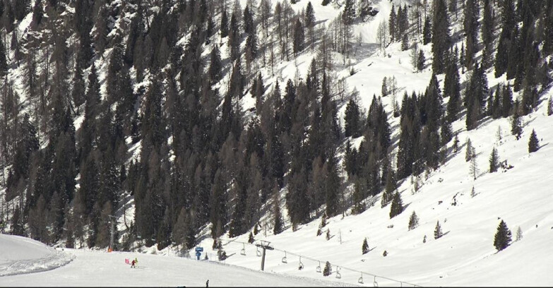 Webcam San Martino di Castrozza - Passo Rolle - Tognola - Pista Scandola