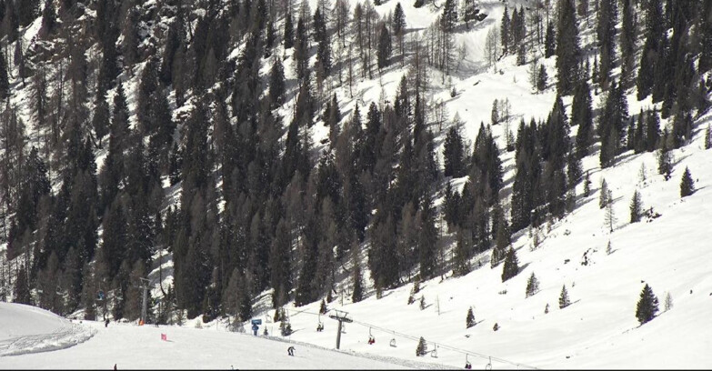 Webcam San Martino di Castrozza - Passo Rolle - Tognola - Pista Scandola