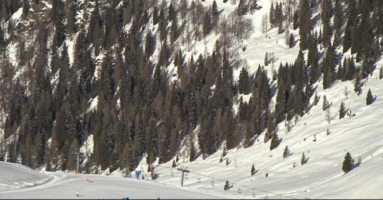 Webcam San Martino di Castrozza - Passo Rolle - Tognola - Pista Scandola