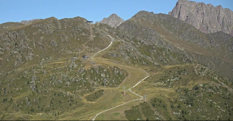 Webcam San Martino di Castrozza - Passo Rolle - Cima Tognola - Pista