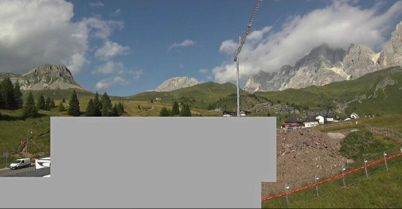 Webcam San Martino di Castrozza - Passo Rolle  - Passo Rolle - Castellazzo