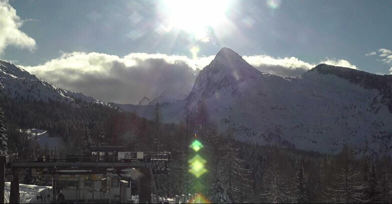 Webcam Сан-Мартино-ди-Кастроцца - Пассо-Ролле - Passo Rolle - Colbricon