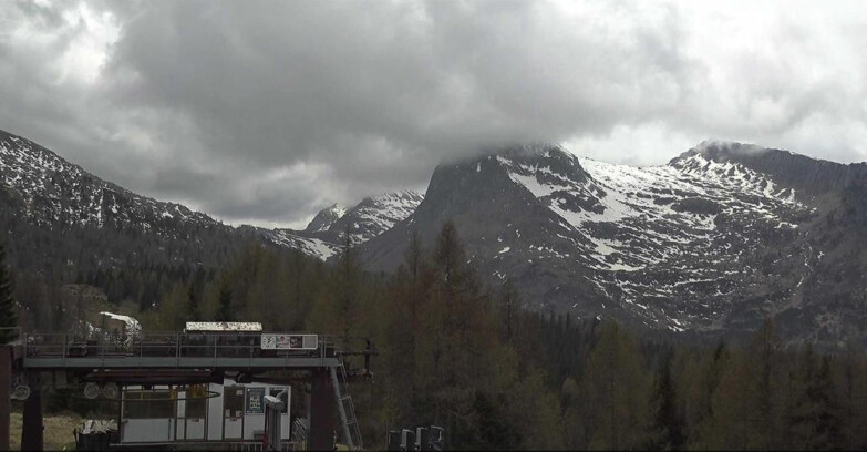Webcam Сан-Мартино-ди-Кастроцца - Пассо-Ролле - Passo Rolle - Colbricon