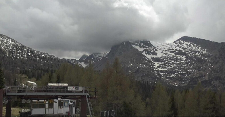 Webcam Сан-Мартино-ди-Кастроцца - Пассо-Ролле - Passo Rolle - Colbricon