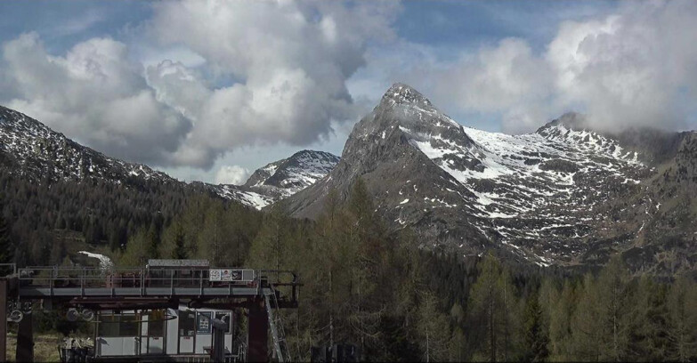 Webcam Сан-Мартино-ди-Кастроцца - Пассо-Ролле - Passo Rolle - Colbricon